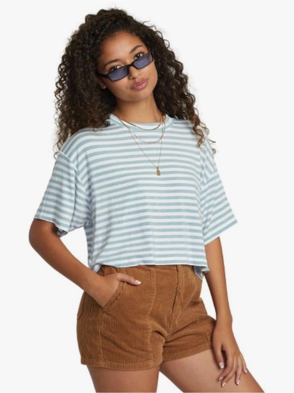 RVCA Hooky Tee - Size M - Shale